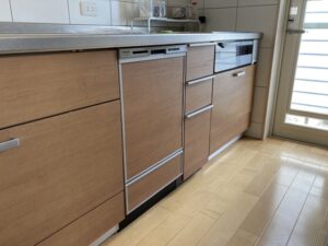 和歌山キッチン取付け隊　ビルトイン食洗機の後付け新設　施工後